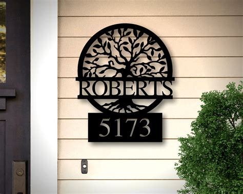 metal engraved house signs|decorative house signs personalized.